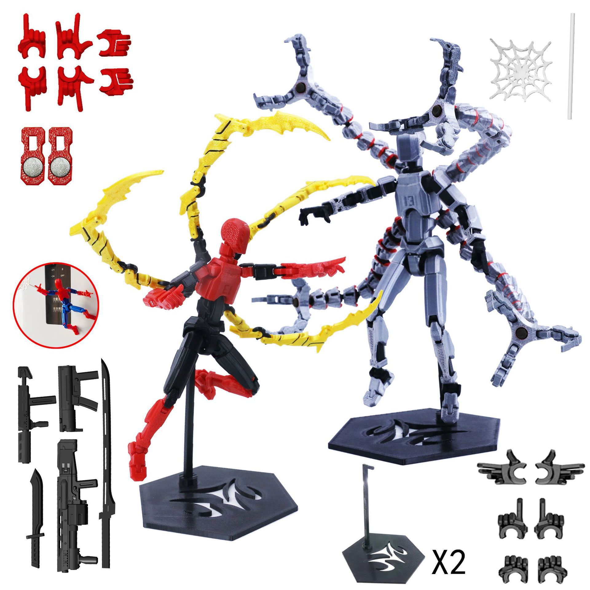 3D Printing Joints - 3D Baskılı Robot Model Oyuncak Hareketli