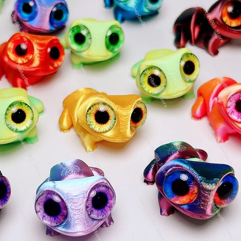 3D Printing Joints - 3D Baskılı Sevimli Büyük Gözlü Kurbağa