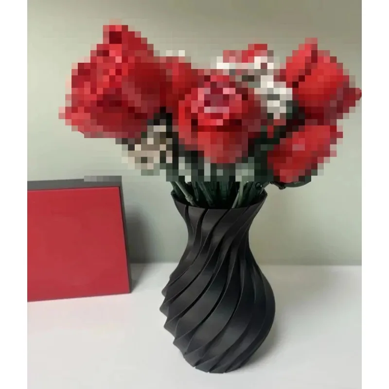 3D Printing Lego - 1 adet Vazo Lego Buket Güller