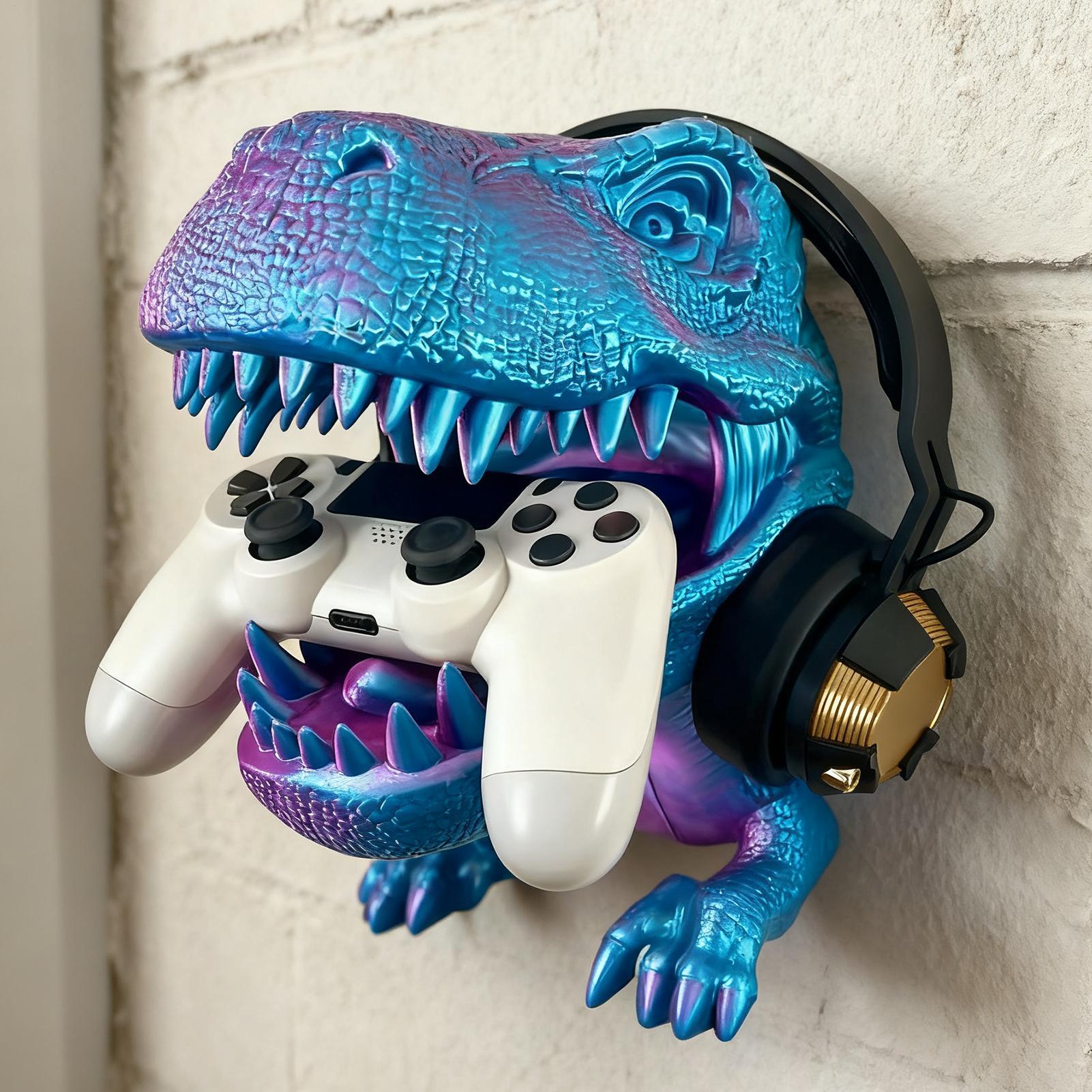 3D Printing Room - 3D Baskılı Tyrannosaurus Rex Standı Kulaklık