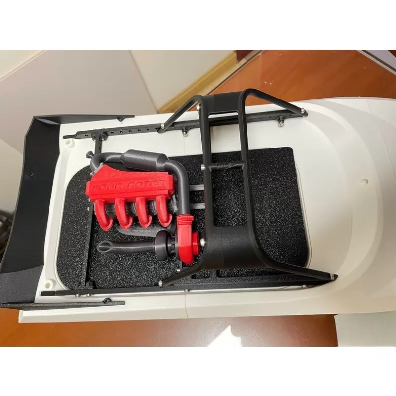 3D Printing Rc Boat - M-jet-35 Jet Teknesi için Siyah TPU