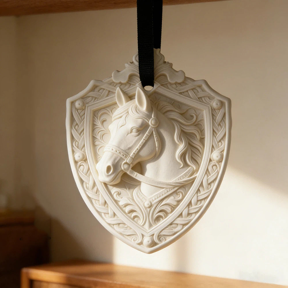 3D Printing Epoxy Resin - Vintage At Kafası Kalkanı Rölyef Silikon