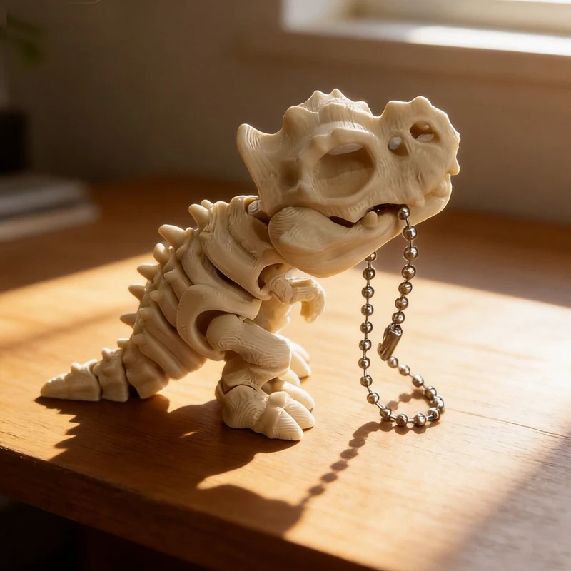 3D Printing Joints - 3D Baskılı Tyrannosaurus Rex İskelet Modeli