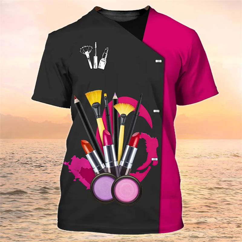 3D Printing Maket - Makyaj sanatçı t-shirt kozmetik kozmetik 3D