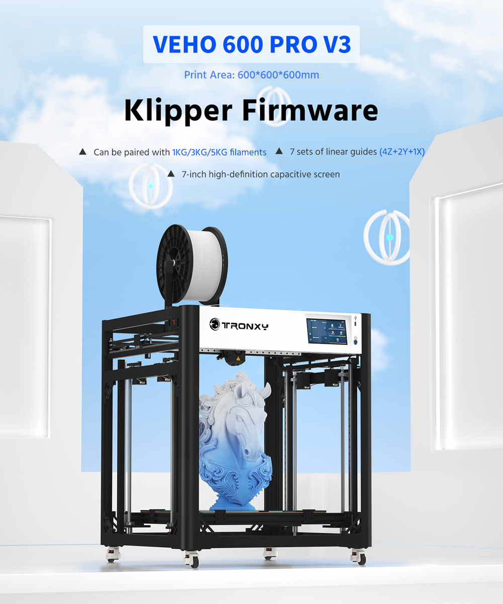 3D Printing X Y Z Axis - Tronxy VEHO-600 / PRO V3 Büyük