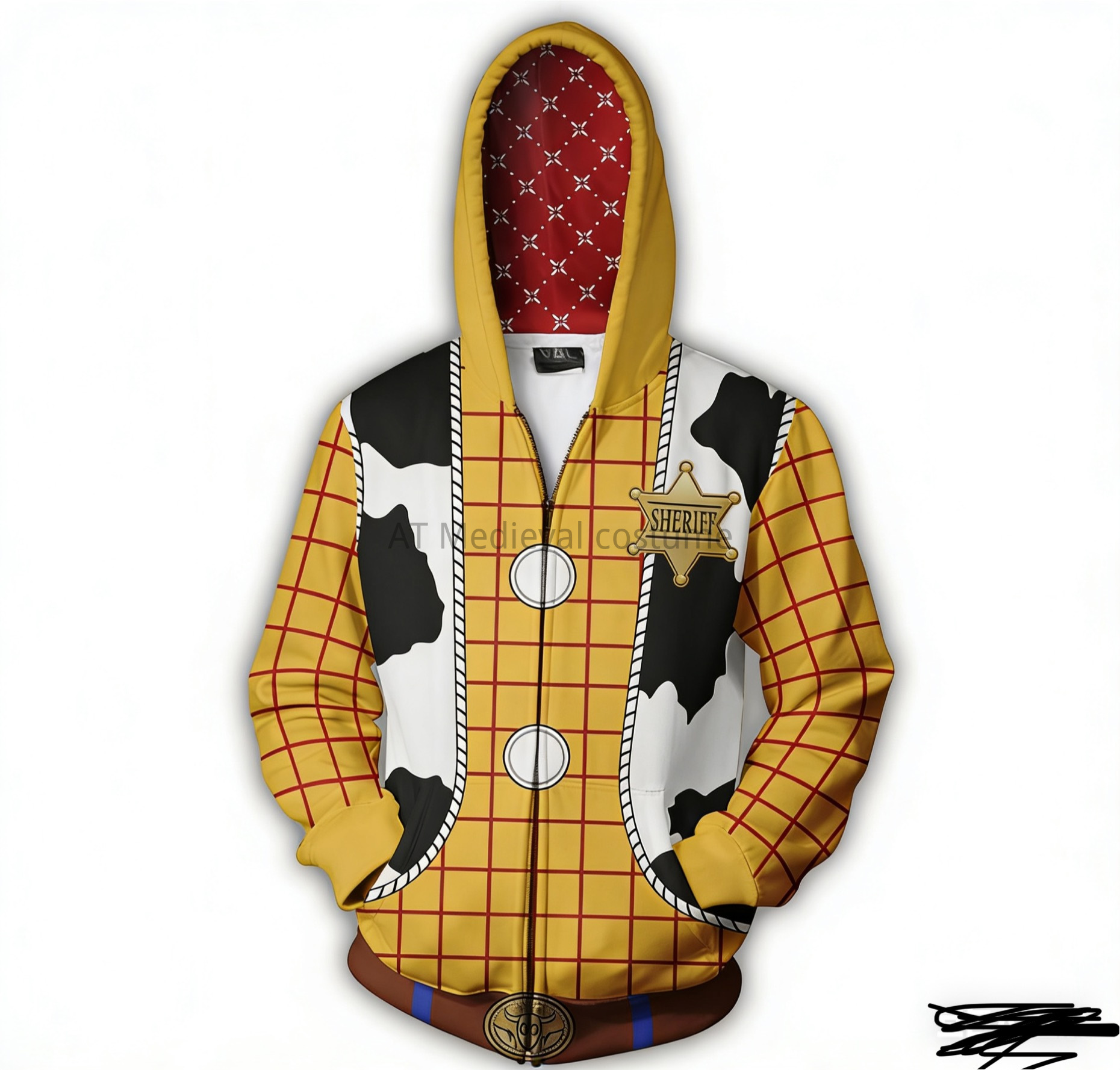 3D Printing Toys - Yetişkin Film Cosplay 3D Baskı Hoody
