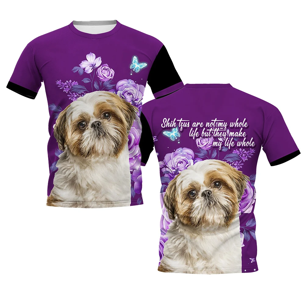 3D Printing Maket - HX Shih Tzu T-shirt Köpek Hayat