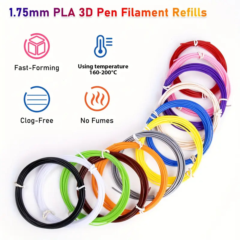 40/32/30 Renk PLA Filament 3D  - 3D Printing Nylon Filament incelemesi ve fiyatı