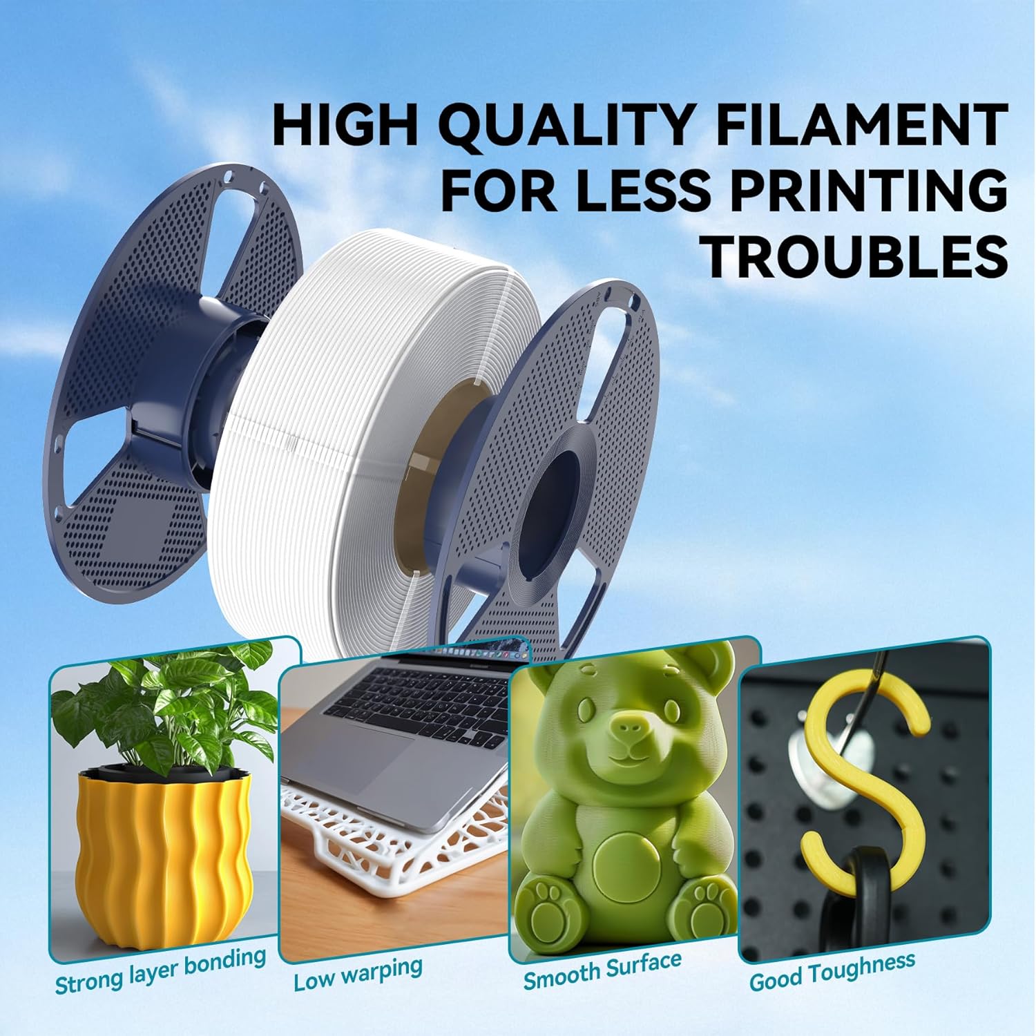 SUNLU PLA/PLA+/PETG/İPEK/PLA M - 3D Printing Nylon incelemesi ve fiyatı