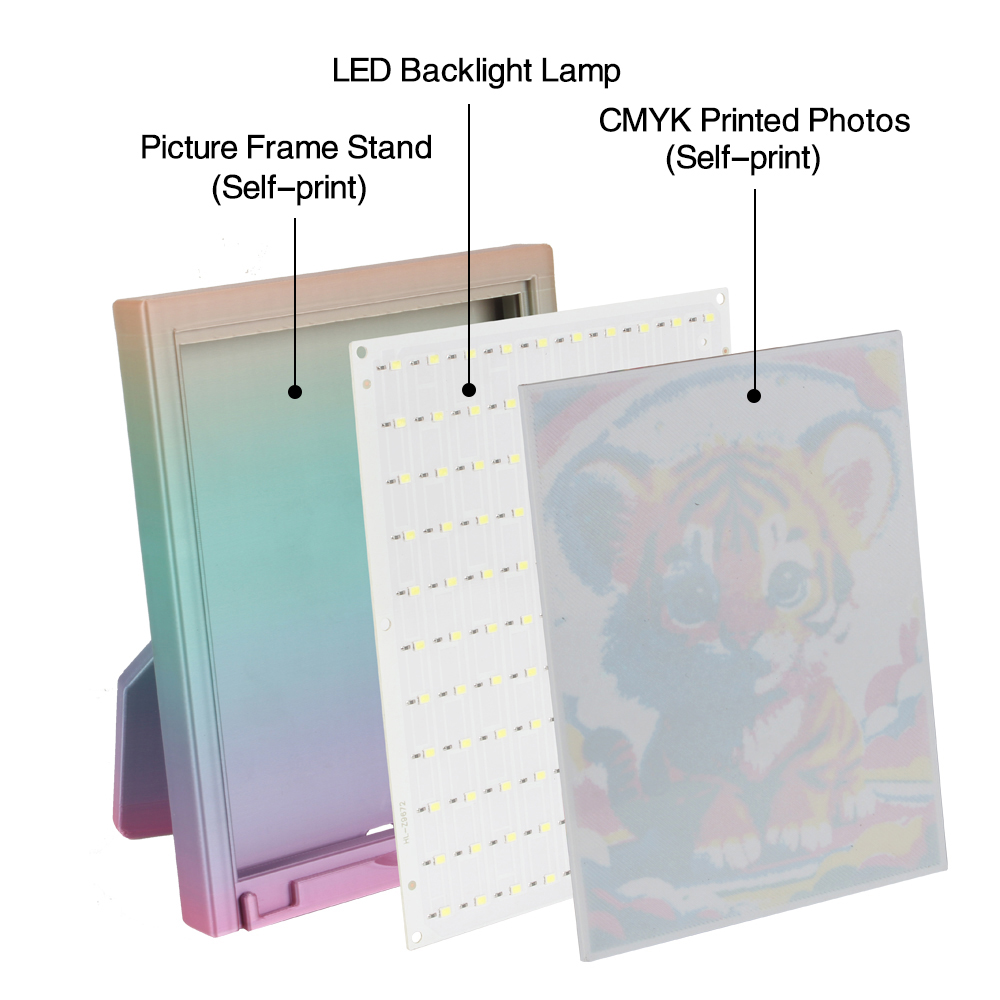 Bambu Lab Lithophan Led Panel  - 3D Printing Bambu incelemesi ve fiyatı