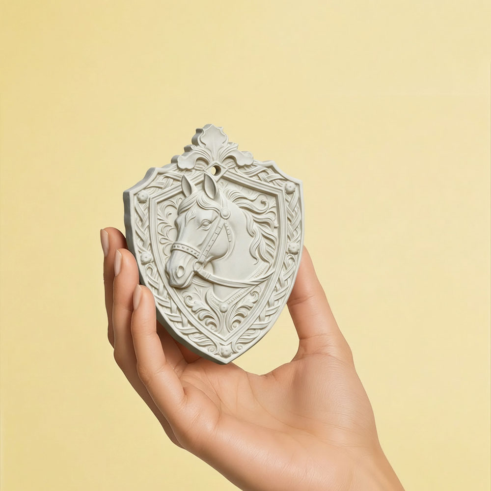 Vintage At Kafası Kalkanı Röly - 3D Printing Epoxy Resin incelemesi ve fiyatı