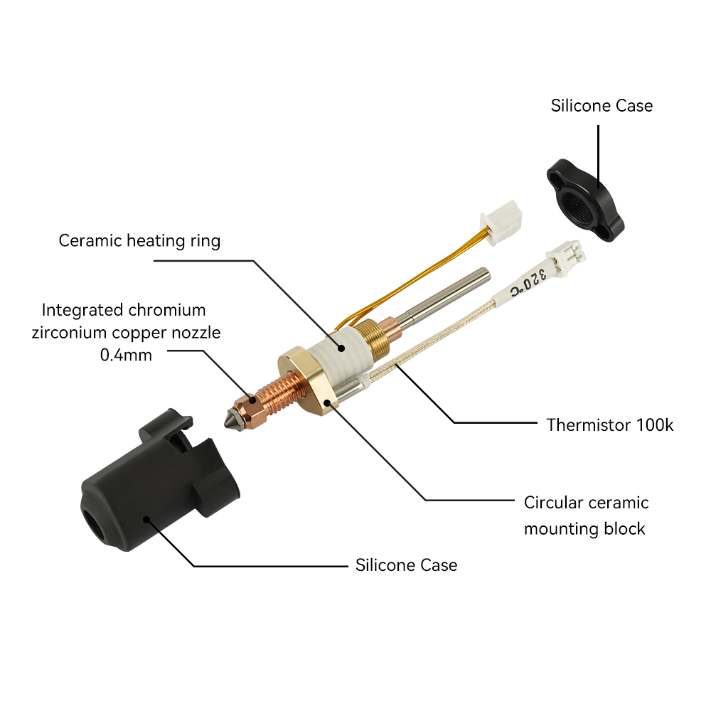 Creality K1C/K1 Max Hotend Hız - 3D Printing Lego incelemesi ve fiyatı
