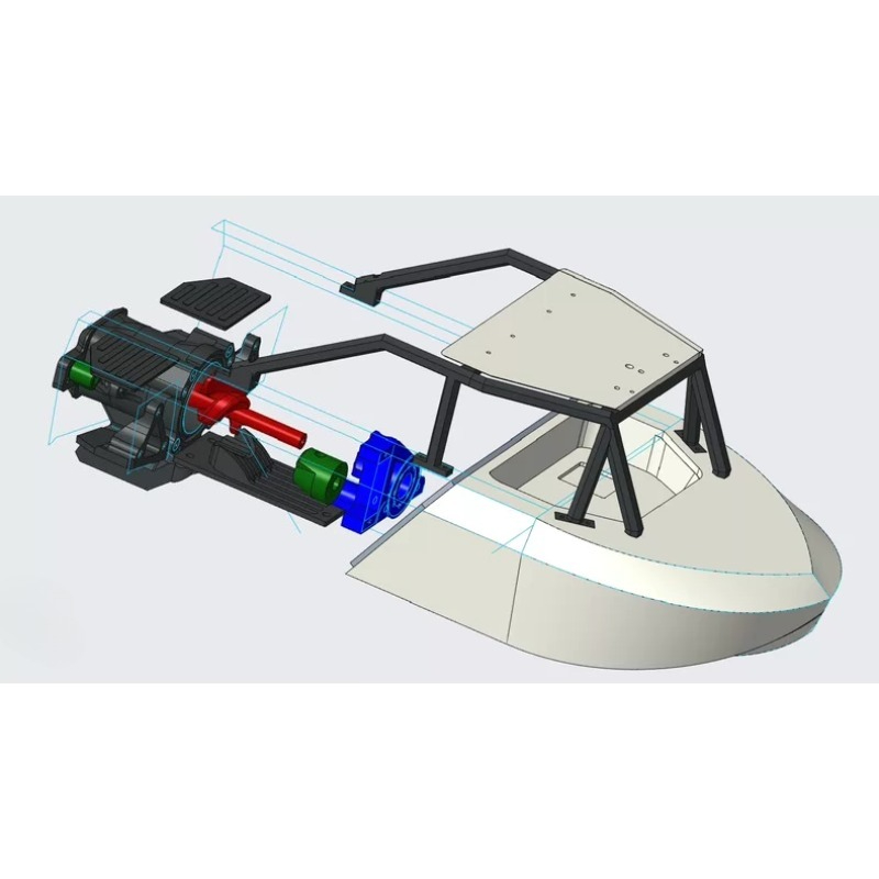 DIY Kit Yükseltme Parçaları Te - 3D Printing Rc Boat incelemesi ve fiyatı