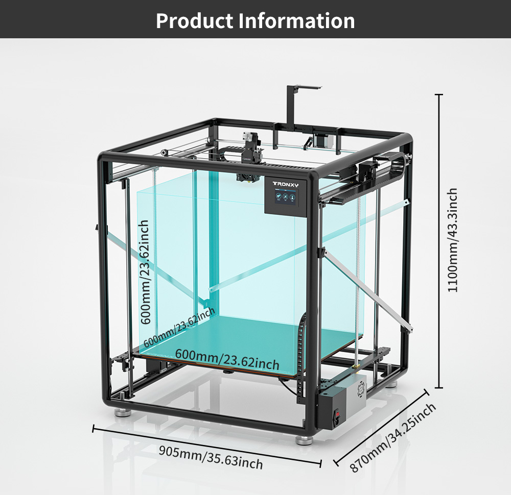 Tronxy VEHO-600 / PRO V3 Büyük - 3D Printing X Y Z Axis incelemesi ve fiyatı