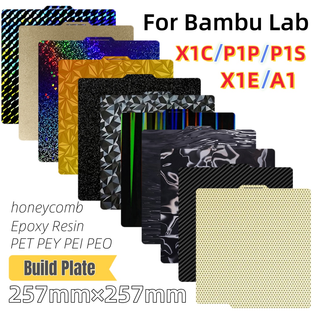 Yapı Plakası 257x257 Yaylı Çel - 3D Printing Bambu incelemesi ve fiyatı