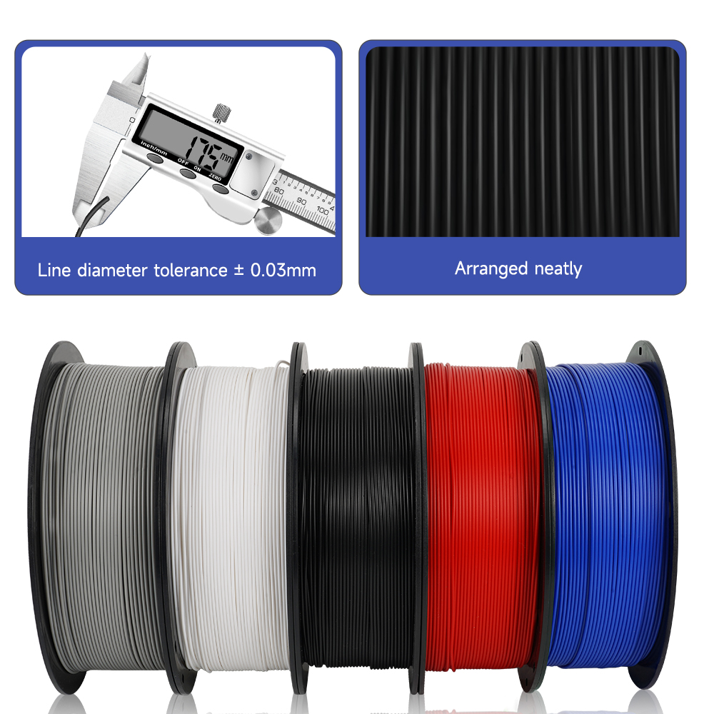 5 KG Mix Renkler PLA filament  - 3D Printing Nylon incelemesi ve fiyatı