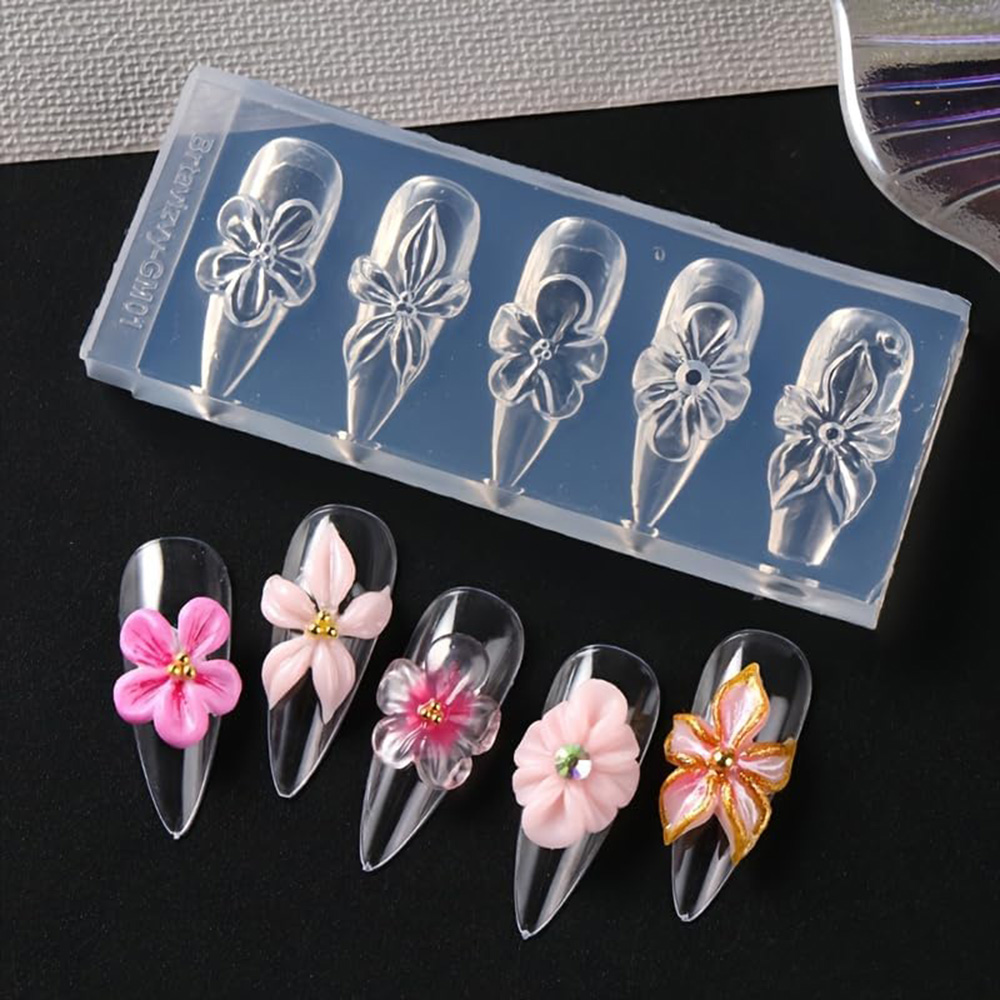 Çiçek Desenli 3D Tırnak Sanatı - 3D Printing Epoxy Resin incelemesi ve fiyatı