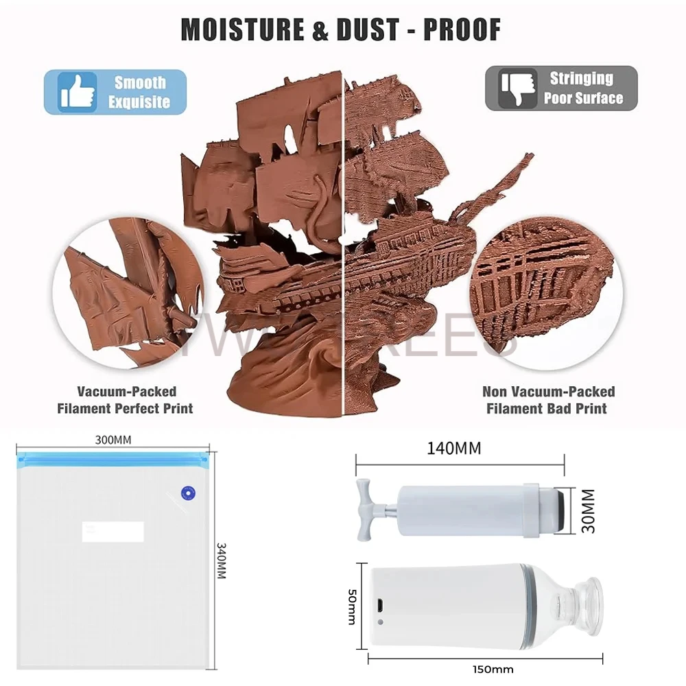 3D Baskı Vakum Torbası Filamen - 3D Printing Nylon Filament incelemesi ve fiyatı