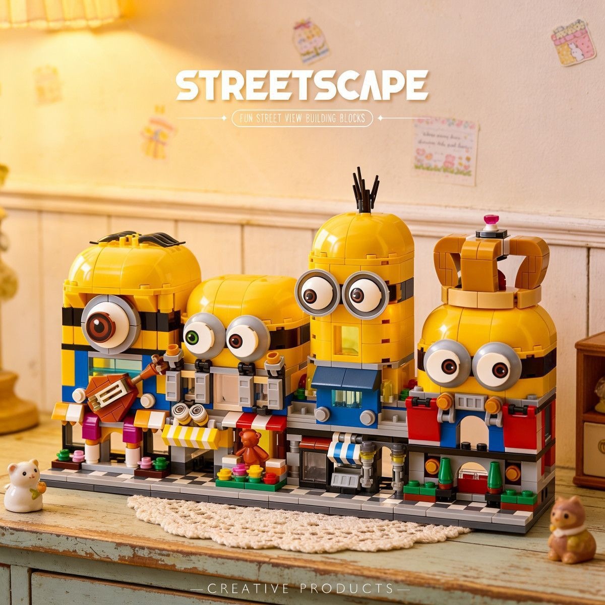 4'ü 1 Arada Minionlar Çizgi Fi - 3D Printing Lego incelemesi ve fiyatı
