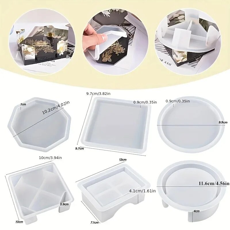 Coaster Reçine Kalıp Seti 1 ad - 3D Printing Epoxy Resin incelemesi ve fiyatı
