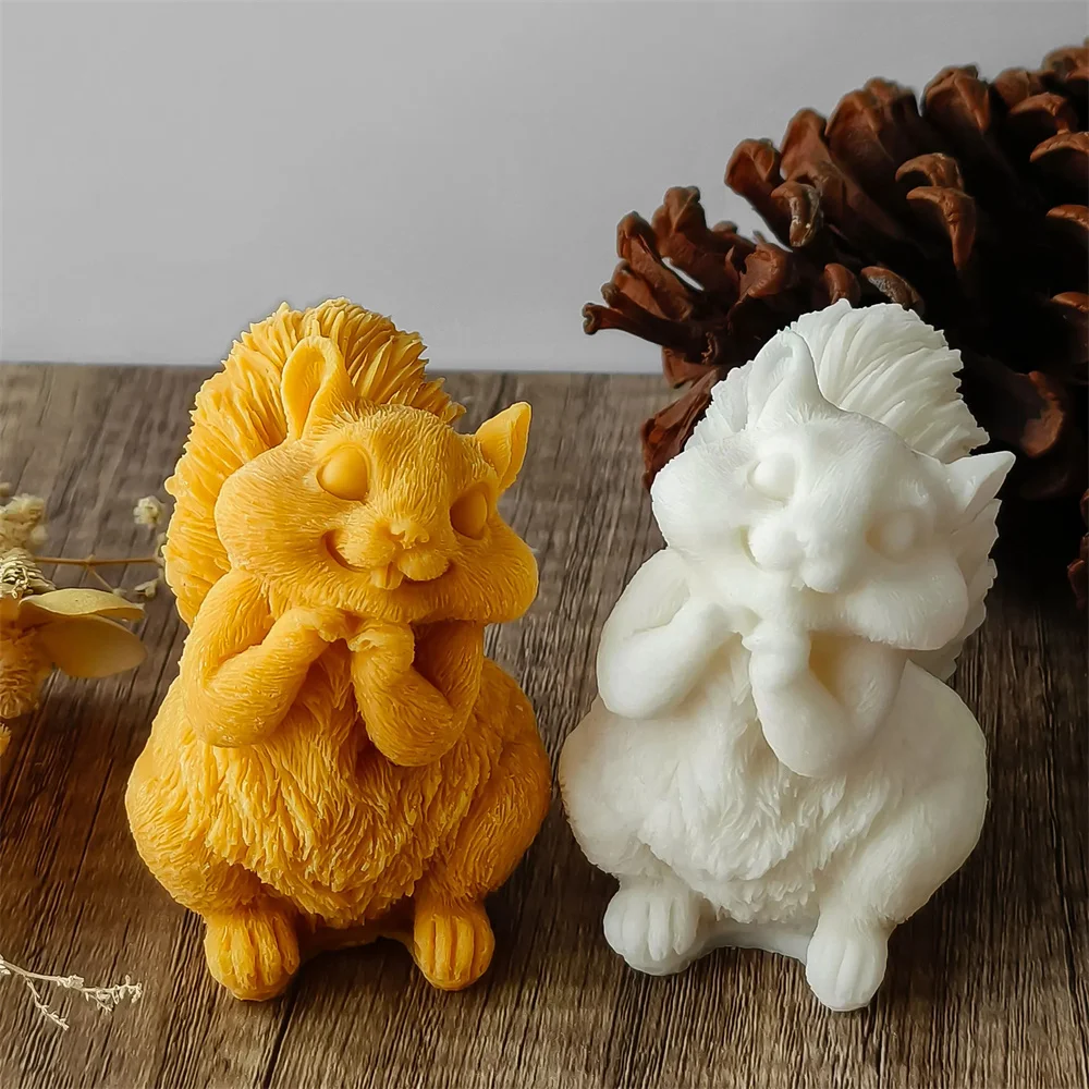 Sevimli Sincap Mum Silikon Kal - 3D Printing Epoxy Resin incelemesi ve fiyatı