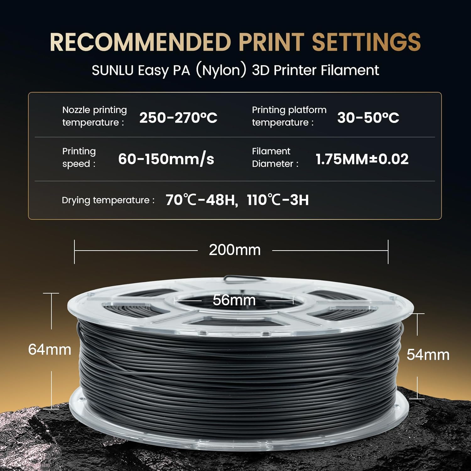 SUNLU 2KG Kolay Baskı Yapılabi - 3D Printing Nylon incelemesi ve fiyatı
