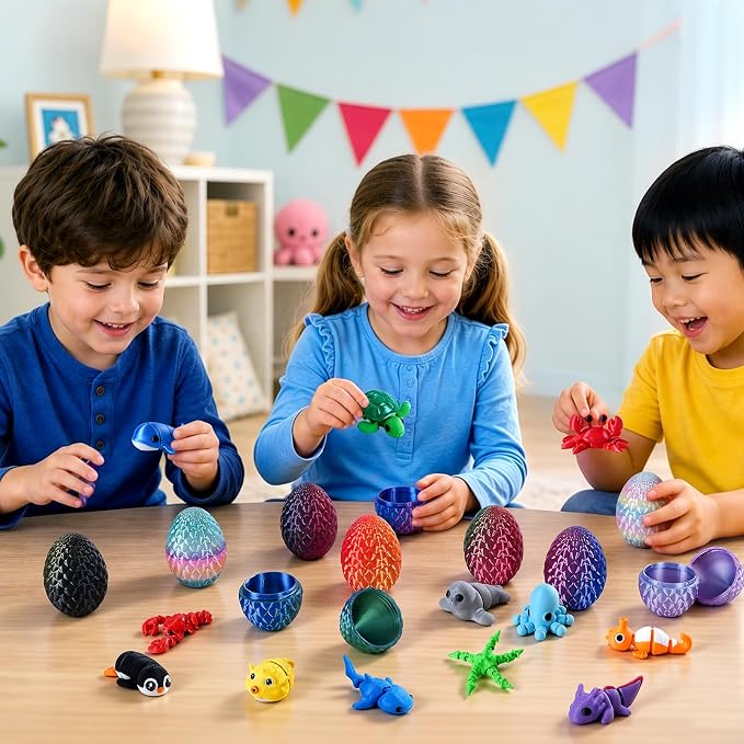 24 adet 3D Baskılı Sürpriz Yum - 3D Printing Toys incelemesi ve fiyatı